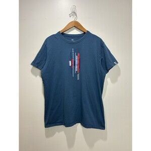 Arcteryx T Shirt Mens XL Blue Graphic Art Tee Gorpcore Hiking Climbing Casual